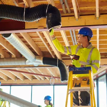 air ducting installation